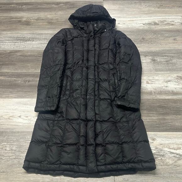 The North Face Black Womens S Metropolis‎ 550 Down Insulated Hooded Long Parka - Picture 1 of 10
